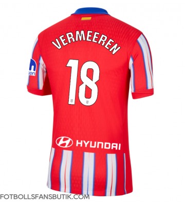 Atletico Madrid Arthur Vermeeren #18 Replika Hemmatröja 2024-25 Kortärmad